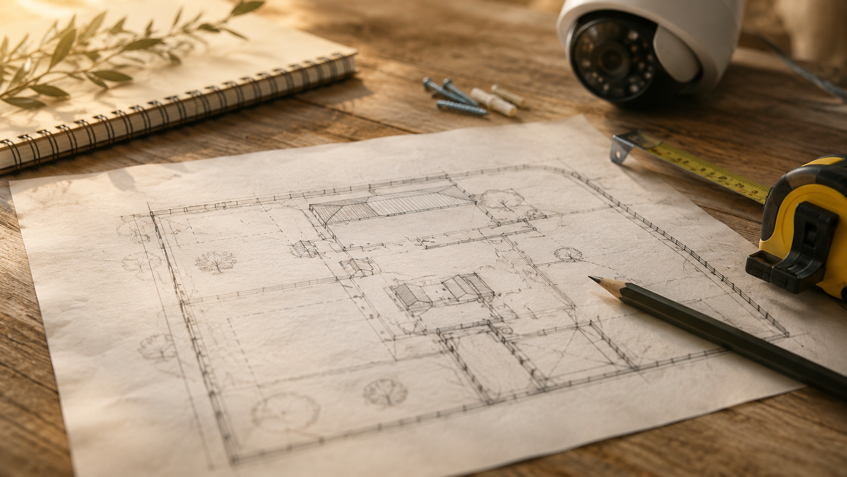 Yard camera installation planning